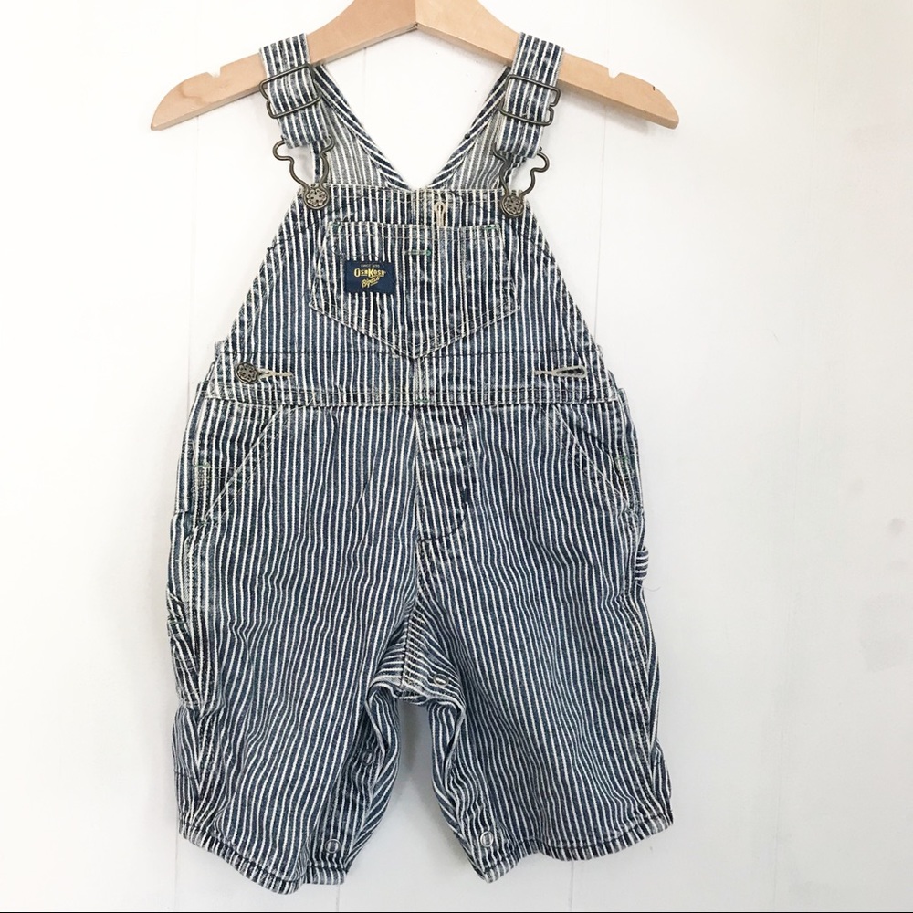 OshKosh B’Gosh | Engineer Blue Stripe Overalls